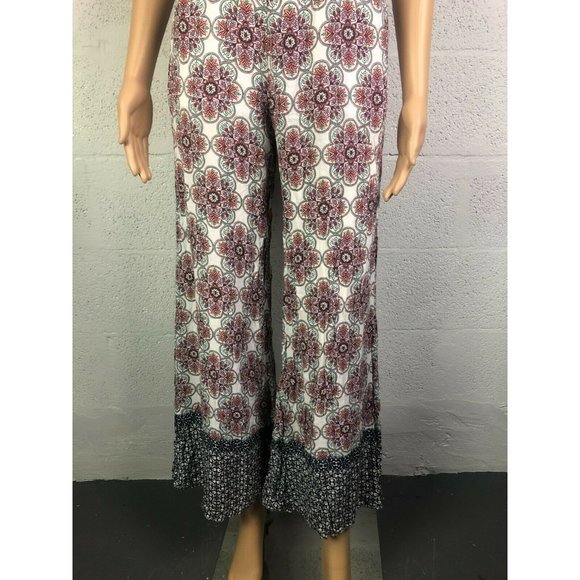 Purple Snow Mandala Romper Pants Jumpsuit Boho Playsuit Style RSA3522 Size S - Picture 2 of 12